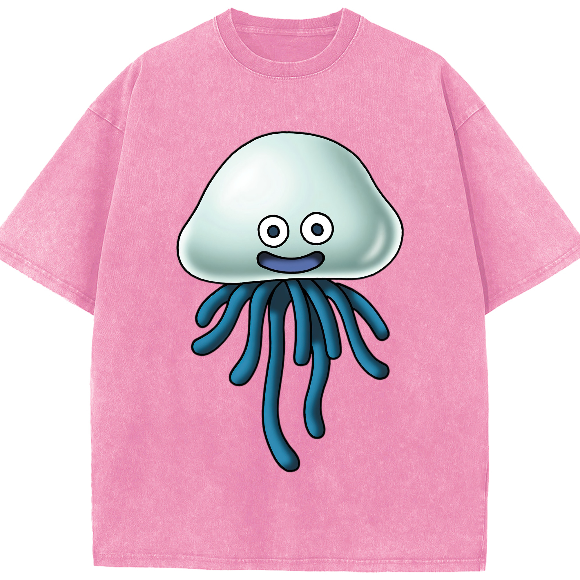 （画像用） ドラゴンクエスト Doragon Kuesuto Dragon Quest 綿100% ヴィンテージ風 半袖Tシャツ（フロントプリント）